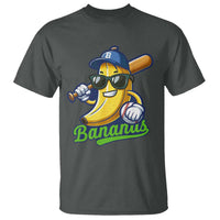 Cute Banana Graphics T Shirt Funny Sports Baseball Lover
