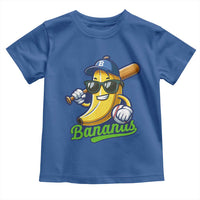 Cute Banana Graphics Toddler T Shirt Funny Sports Baseball Lover
