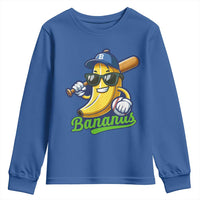 Cute Banana Graphics Youth Sweatshirt Funny Sports Baseball Lover