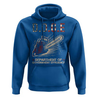 Chainsaw For Bureaucracy Hoodie Funny DOGE USA Flag