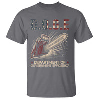 Chainsaw For Bureaucracy T Shirt Funny DOGE USA Flag