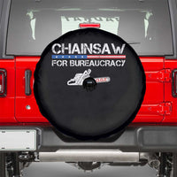 Chainsaw For Bureaucracy Spare Tire Cover DOGE Department Of Government