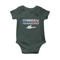 Chainsaw For Bureaucracy Baby Onesie DOGE Department Of Government