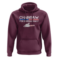 Chainsaw For Bureaucracy Hoodie DOGE Department Of Government