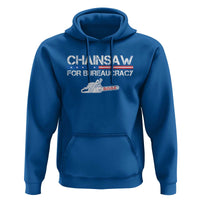 Chainsaw For Bureaucracy Hoodie DOGE Department Of Government