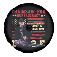 Chainsaw For Bureaucracy Spare Tire Cover Cutting Government Waste In Record Time DOGE