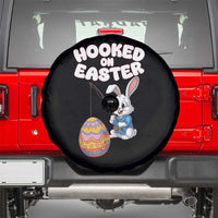 Cute Bunny Fishing Spare Tire Cover Hooked for Easter Eggs Funny Holiday