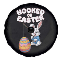 Cute Bunny Fishing Spare Tire Cover Hooked for Easter Eggs Funny Holiday