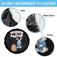 Cute Bunny Fishing Spare Tire Cover Hooked for Easter Eggs Funny Holiday