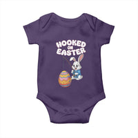 Cute Bunny Fishing Baby Onesie Hooked for Easter Eggs Funny Holiday