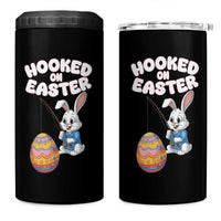 Cute Bunny Fishing 4 in 1 Can Cooler Tumbler Hooked for Easter Eggs Funny Holiday