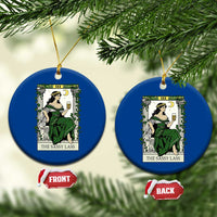 The Sassy Lass Tarot Card Ceramic Ornament Funny St Patrick's Day - Wonder Print Shop