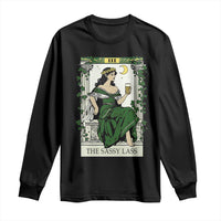 The Sassy Lass Tarot Card Long Sleeve Shirt Funny St Patrick's Day