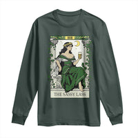 The Sassy Lass Tarot Card Long Sleeve Shirt Funny St Patrick's Day