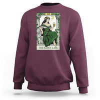 The Sassy Lass Tarot Card Sweatshirt Funny St Patrick's Day