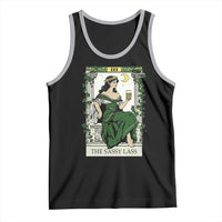 The Sassy Lass Tarot Card Tank Top Funny St Patrick's Day