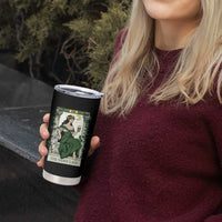 The Sassy Lass Tarot Card Tumbler Cup Funny St Patrick's Day