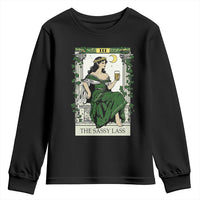 The Sassy Lass Tarot Card Youth Sweatshirt Funny St Patrick's Day