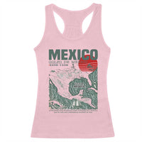 Gulf of Mexico Estd 1550 Racerback Tank Top Golfo De Mexico Historic Map Retro Graphic