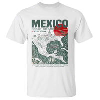 Gulf of Mexico Estd 1550 T Shirt Golfo De Mexico Historic Map Retro Graphic