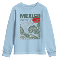 Gulf of Mexico Estd 1550 Youth Sweatshirt Golfo De Mexico Historic Map Retro Graphic