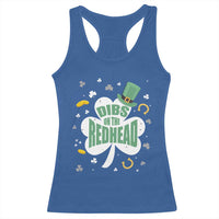 Funny Irish St Patricks Day Racerback Tank Top Prone To Shenanigans