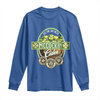 Mccockin Cider Long Sleeve Shirt Funny St Patrick's Day
