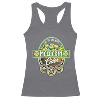 Mccockin Cider Racerback Tank Top Funny St Patrick's Day