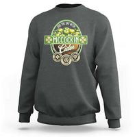Mccockin Cider Sweatshirt Funny St Patrick's Day