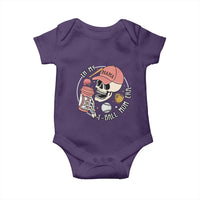 In My T-Ball Mom Era Skeleton Baby Onesie Baseball Mother's Day TS02