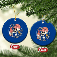 In My T-Ball Mom Era Skeleton Ceramic Ornament Baseball Mother's Day - Wonder Print Shop