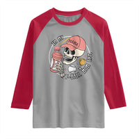 In My T-Ball Mom Era Skeleton Raglan Shirt Baseball Mother's Day TS02