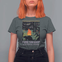 Fire Swamp National Park T Shirt For Women Inconceivable Fantasy Adventure