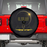 Bigfoot August 12 2026 Total Solar Eclipse Spare Tire Cover Totality Sasquatch Cryptid Stargazer Memorabilia