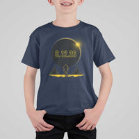 Bigfoot August 12 2026 Total Solar Eclipse T Shirt For Kid Totality Sasquatch Cryptid Stargazer Memorabilia