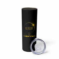Bigfoot August 12 2026 Total Solar Eclipse Skinny Tumbler Totality Sasquatch Cryptid Stargazer Memorabilia