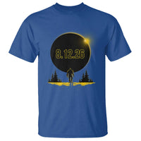 Bigfoot August 12 2026 Total Solar Eclipse T Shirt Totality Sasquatch Cryptid Stargazer Memorabilia