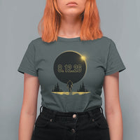 Bigfoot August 12 2026 Total Solar Eclipse T Shirt For Women Totality Sasquatch Cryptid Stargazer Memorabilia