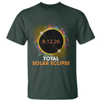 Colorful Paint Splatter 2026 Total Solar Eclipse Totality Astronomy T Shirt