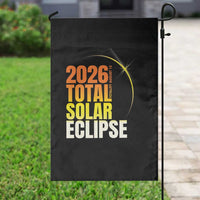 2026 Total Solar Eclipse August 12 Garden Flag Totality Modern Space Graphic