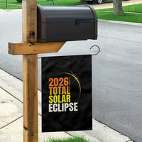 2026 Total Solar Eclipse August 12 Garden Flag Totality Modern Space Graphic