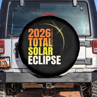 2026 Total Solar Eclipse August 12 Spare Tire Cover Totality Modern Space Graphic