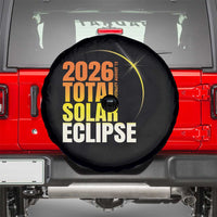 2026 Total Solar Eclipse August 12 Spare Tire Cover Totality Modern Space Graphic