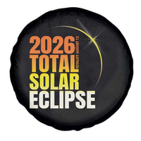2026 Total Solar Eclipse August 12 Spare Tire Cover Totality Modern Space Graphic