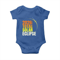 2026 Total Solar Eclipse August 12 Baby Onesie Totality Modern Space Graphic