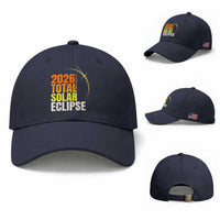 2026 Total Solar Eclipse August 12 Baseball Cap Totality Modern Space Graphic