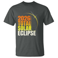 2026 Total Solar Eclipse August 12 T Shirt Totality Modern Space Graphic