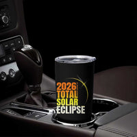 2026 Total Solar Eclipse August 12 Tumbler Cup Totality Modern Space Graphic