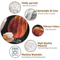 Blood Moon Total Lunar Eclipse March 3 2026 Throw Blanket Blood Moon Astronomy Souvenir Graphic