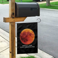 Blood Moon Total Lunar Eclipse March 3 2026 Garden Flag Blood Moon Astronomy Souvenir Graphic